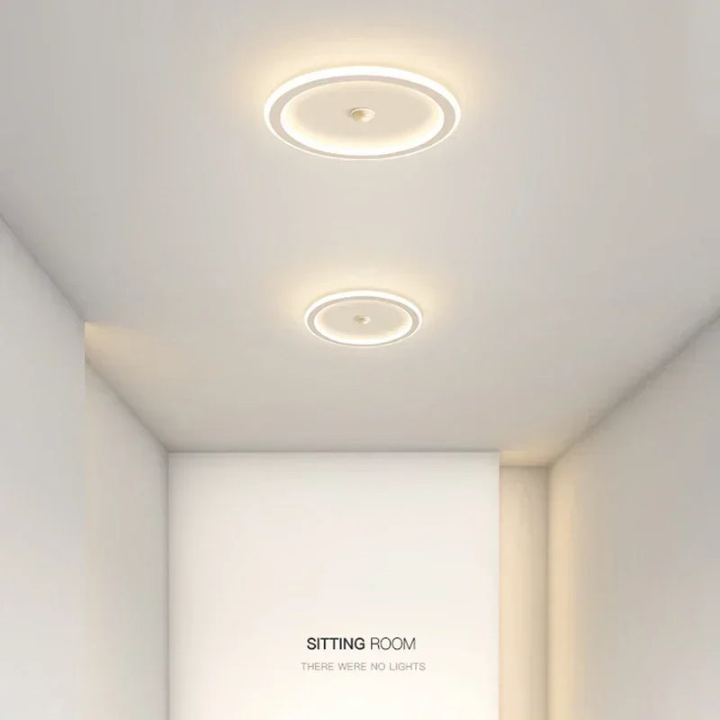 Modern LED Ceiling Light Chandelier Smart Ceiling Lamp with Motion Sensor for Stair Corridor Hallway Entrance Lighting Fixture