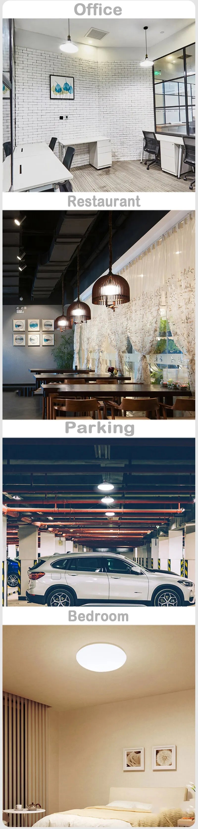 Flying Saucer Light E27 220v 15W LED Bulb Base Household Energy Saving Lamp Indoor Lighting Ceili...