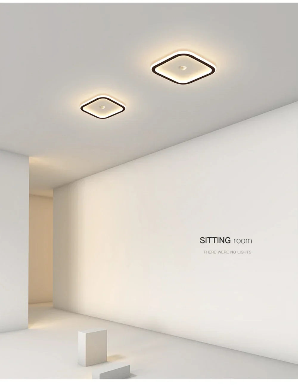 Modern LED Ceiling Light Chandelier Smart Ceiling Lamp with Motion Sensor for Stair Corridor Hallway Entrance Lighting Fixture