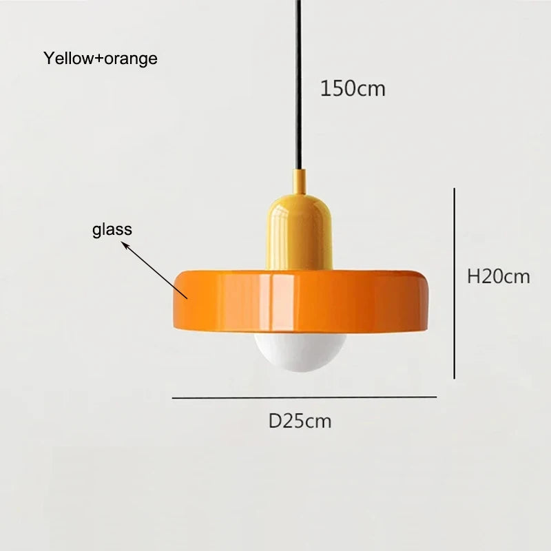 Nordic Retro Glass Chandelier Living Room Dining Room Bedroom KitchenModern Lighting Decoration Retro Lighting Fixtur...