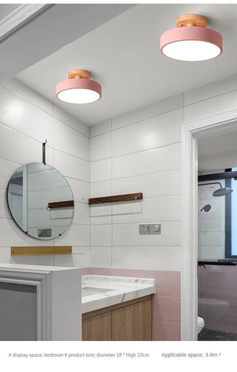 Minimalist aisle Ceiling light corridor Lamps Scandinavian personality creative entrance hall ceiling lamp balcony ceiling light