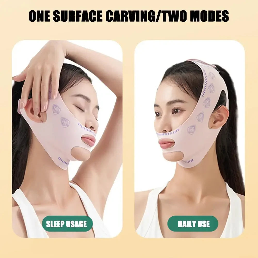 Chin Cheek Slimming Bandage V Shaper V Line Lifting Mask Face Lifting Anti Wrinkle Strap Sleeping Mask Beauty Health Reusable
