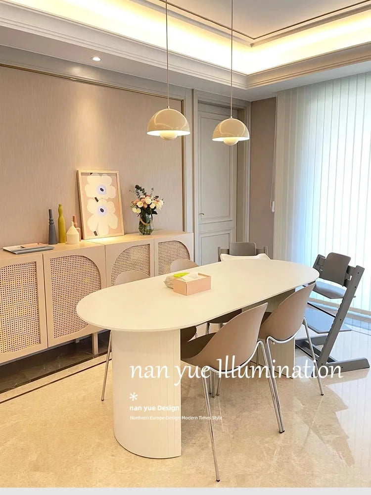 Nordic Led Color Chandelier Macaron Danish Mushroom Hanging Lights Restaurant Kitchen Pendant Lamp Home Luminaire LED Lighting