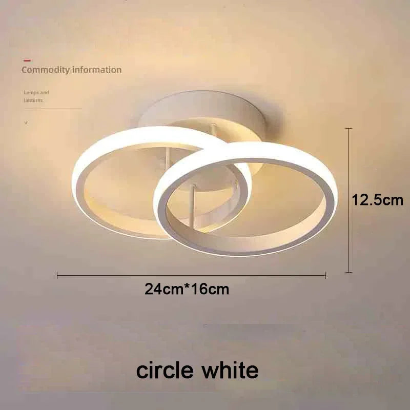 Modern LED Aisle Ceiling Lights Nodic Home Lighting Led Surface Mounted for Bedroom Living Room Corridor Light 3-colo...