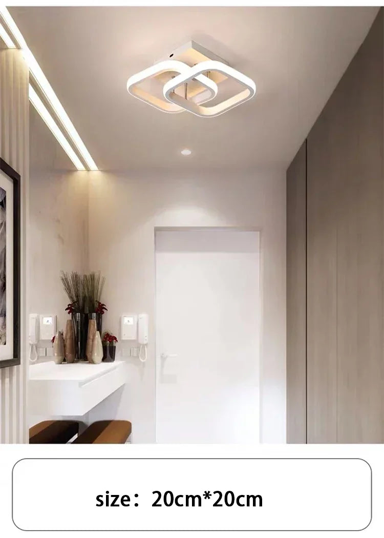 LED Strip Aisle Ceiling Lights Modern Minimalist Living Room Lamps For Balcony Entrance Staircase Home Decor corridor lamp