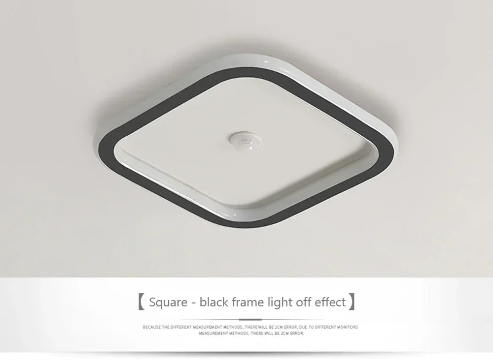 Modern LED Ceiling Light Chandelier Smart Ceiling Lamp with Motion Sensor for Stair Corridor Hallway Entrance Lighting Fixture