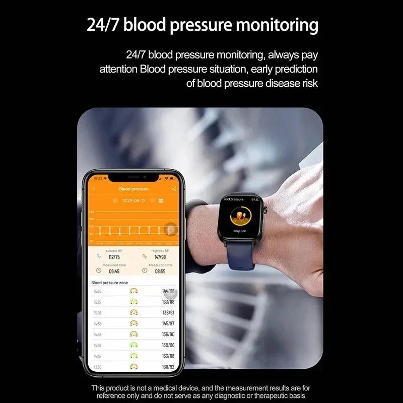 2025 New ECG+PPG Monitoring Smart Watch Women Blood pressure Blood Lipid Uric Acid Women Menstrual Health Tracker Smartwatches