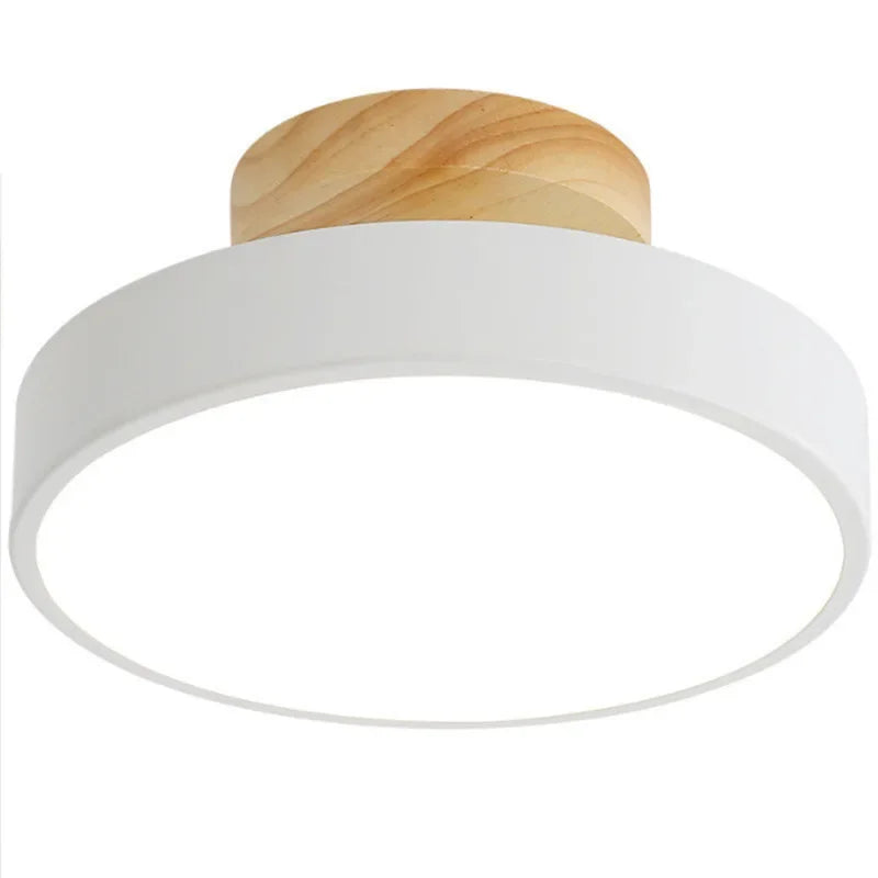 Nordic Macaron Ceiling Lamp Iron  Lamps for Living Room LED Lights for Room White/Green Furniture Luminaire Ceiling Lighting