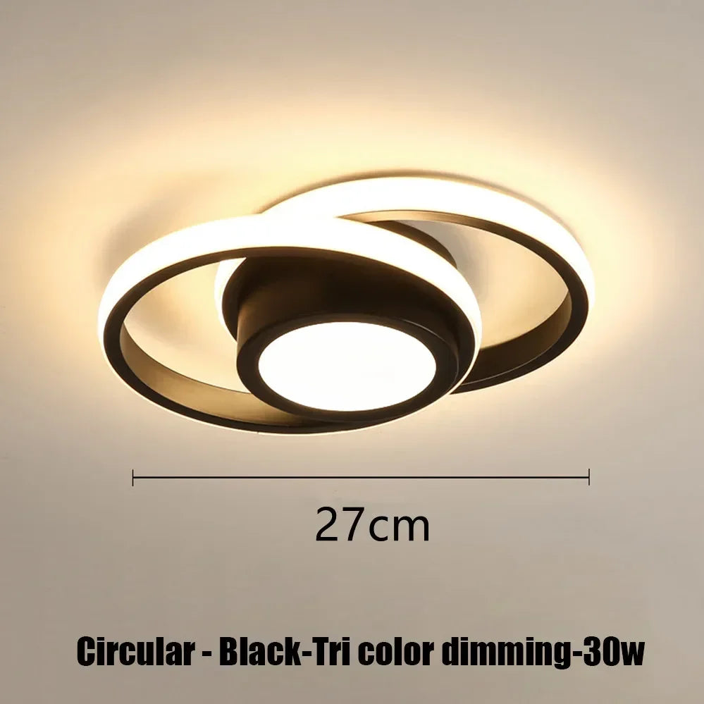 Modern LED Aisle Ceiling Lights Nodic Home Lighting Led Surface Mounted for Bedroom Living Room Corridor Light 3-colo...