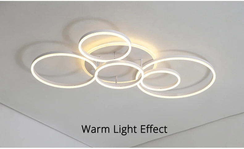 Gold White Modern LED Chandelier Lighting For Living Study Room Lights Indoor Lamps Parlor Foyer Lustres Chandeliers Luminaire