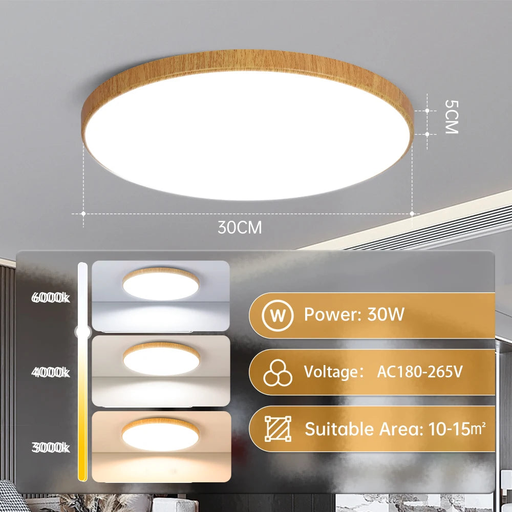 Led Ceiling Lamp Modern Ceiling Chandelier 220V Led Panel Lighting Fixture For Bedroom Kitchen Home Ultra Thin Ceilin...