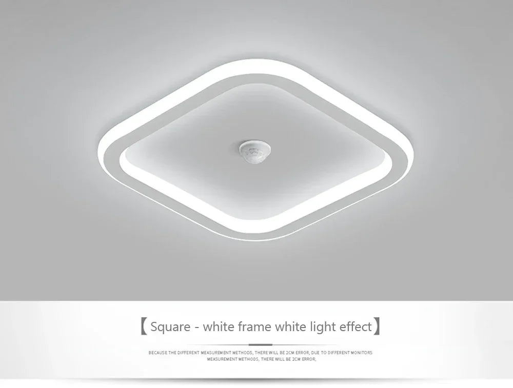 Modern LED Ceiling Light Chandelier Smart Ceiling Lamp with Motion Sensor for Stair Corridor Hallway Entrance Lighting Fixture