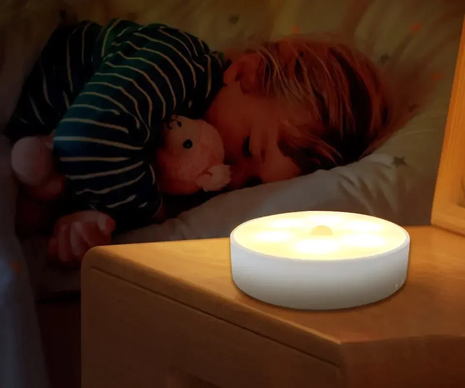 LED Motion Sensor Light Night Light USB Rechargeable Night Lamp for Kitchen Cabinet Wardrobe Lamp...