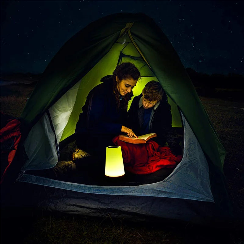 Night Light RGB 13 Color Changing Remote Control Touch Dimmable Lamp Portable Table Bedside Lamps...