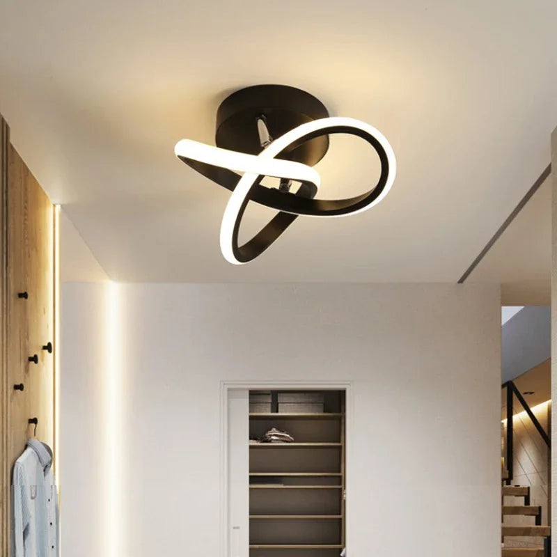 Modern LED Ceiling Light Minimalist Balcony Aisle Lamp Home Corridor Porch Channel Ceiling Lamp Nordic Ins Wind Cloakroom Lamp