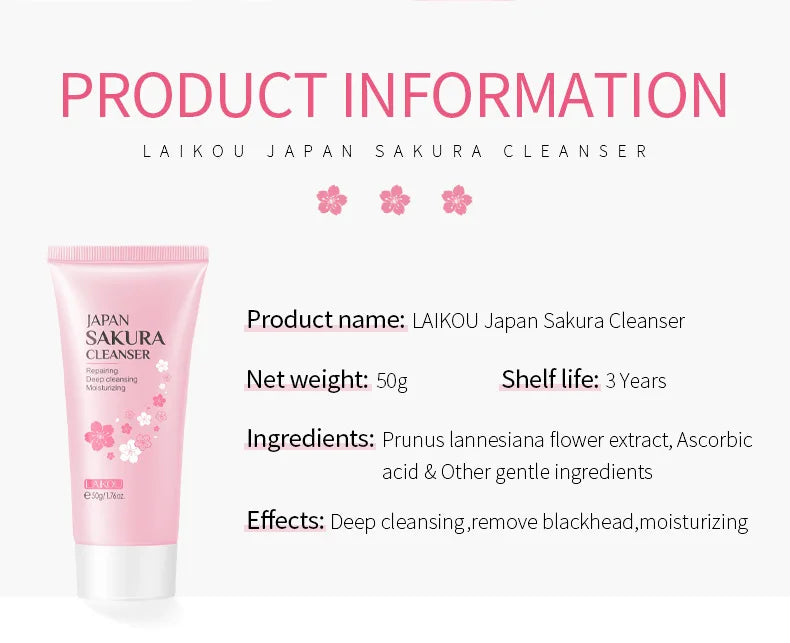 Sakura Facial Cleanser