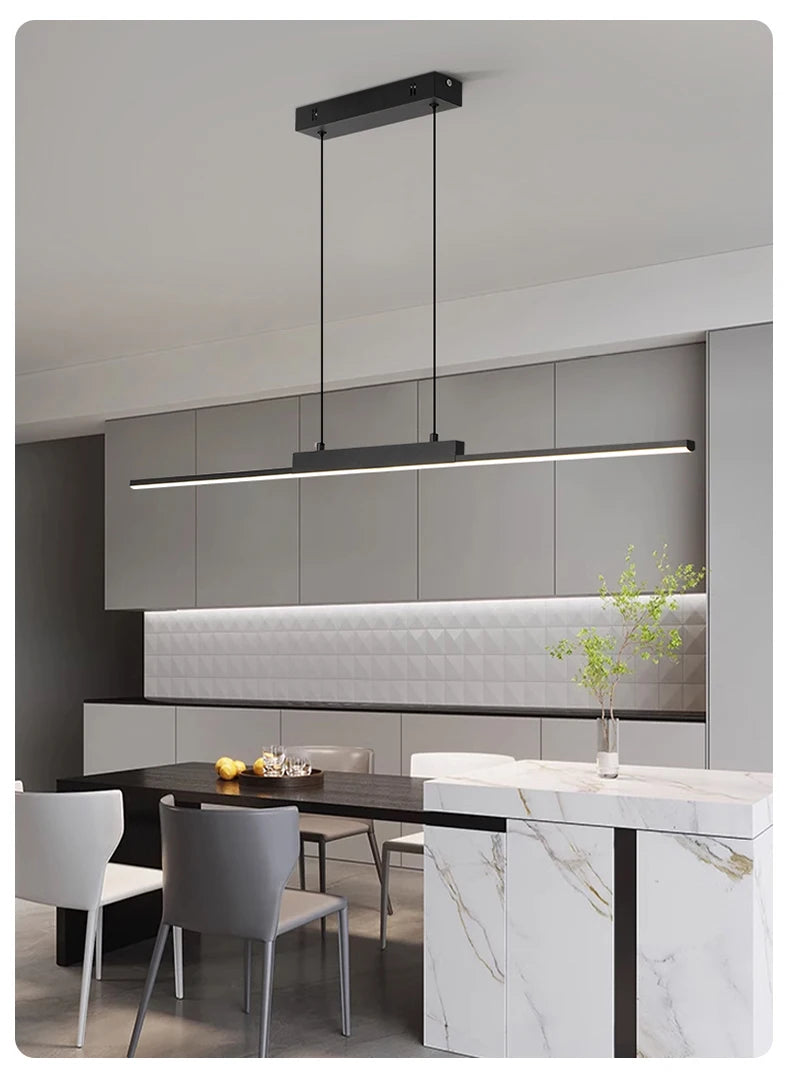 Pendant Light Modern Simple Dining Room Light For Wall Kitchen Long Chandelier Living Room Pendant Lamp Home Decoration Lighting