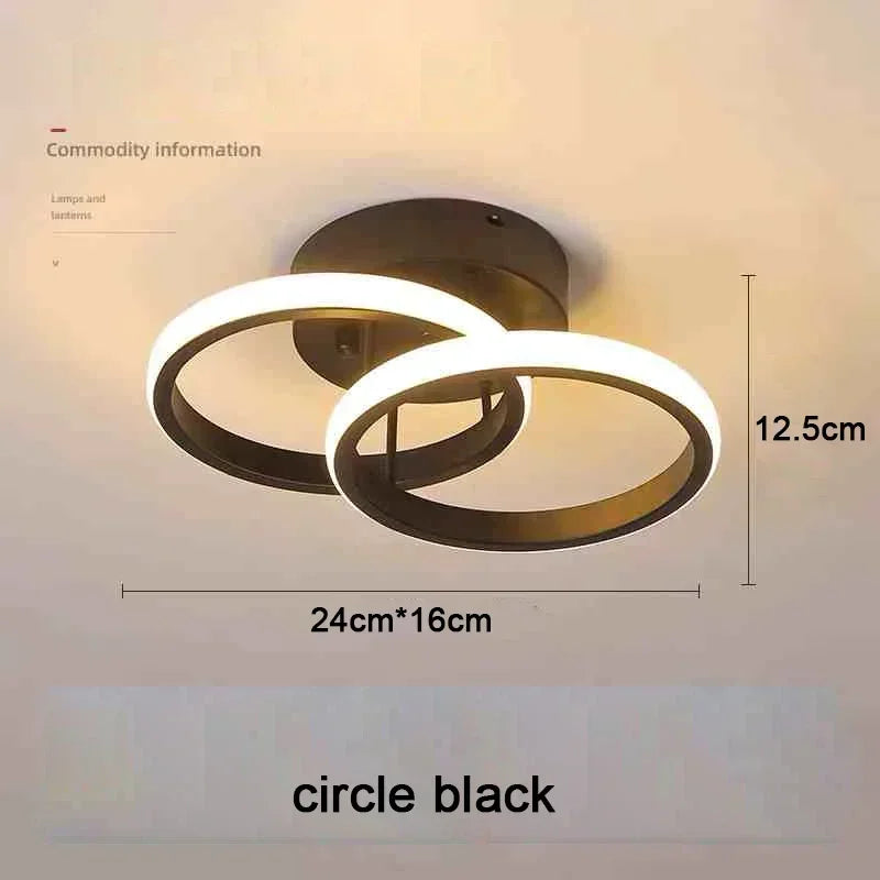 Modern LED Aisle Ceiling Lights Nodic Home Lighting Led Surface Mounted for Bedroom Living Room Corridor Light 3-colo...