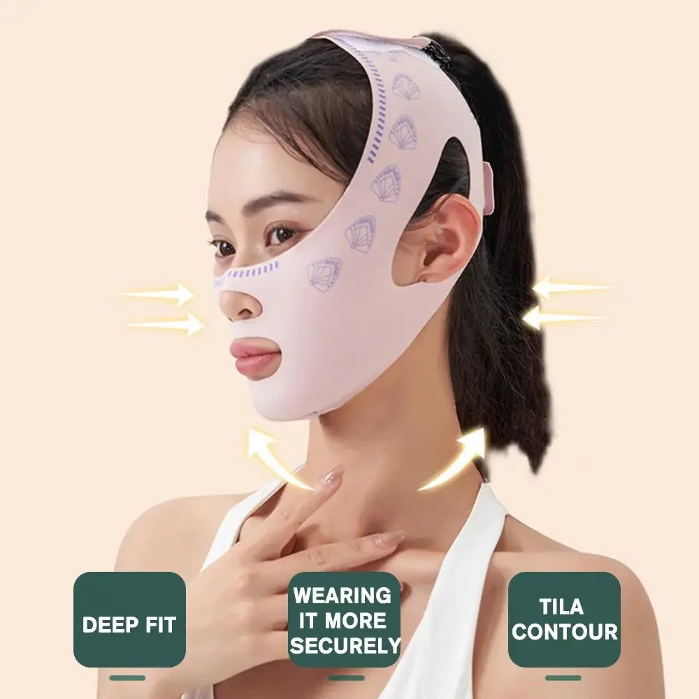 Chin Cheek Slimming Bandage V Shaper V Line Lifting Mask Face Lifting Anti Wrinkle Strap Sleeping Mask Beauty Health Reusable