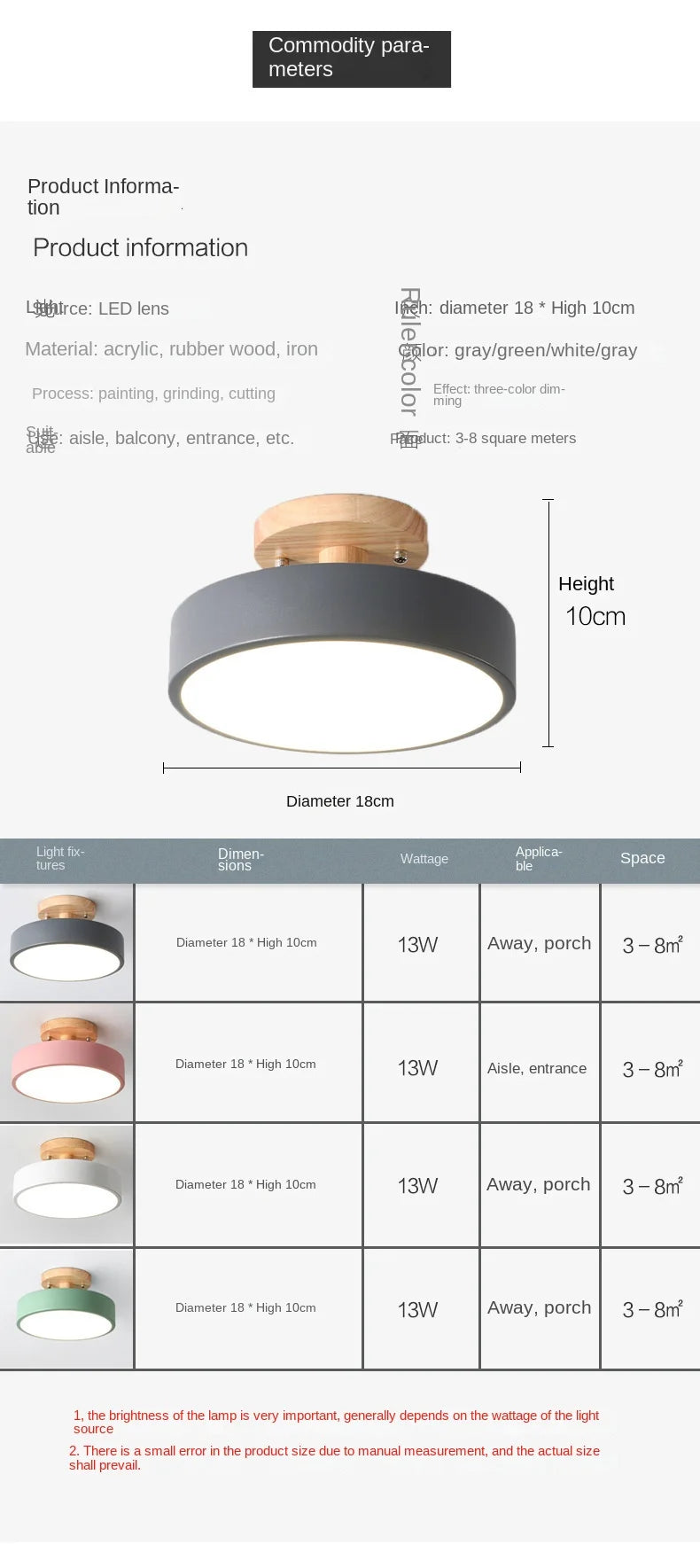 Minimalist aisle Ceiling light corridor Lamps Scandinavian personality creative entrance hall ceiling lamp balcony ceiling light