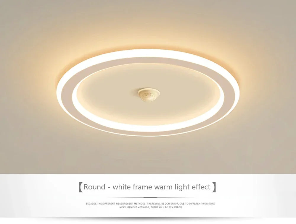 Modern LED Ceiling Light Chandelier Smart Ceiling Lamp with Motion Sensor for Stair Corridor Hallway Entrance Lighting Fixture