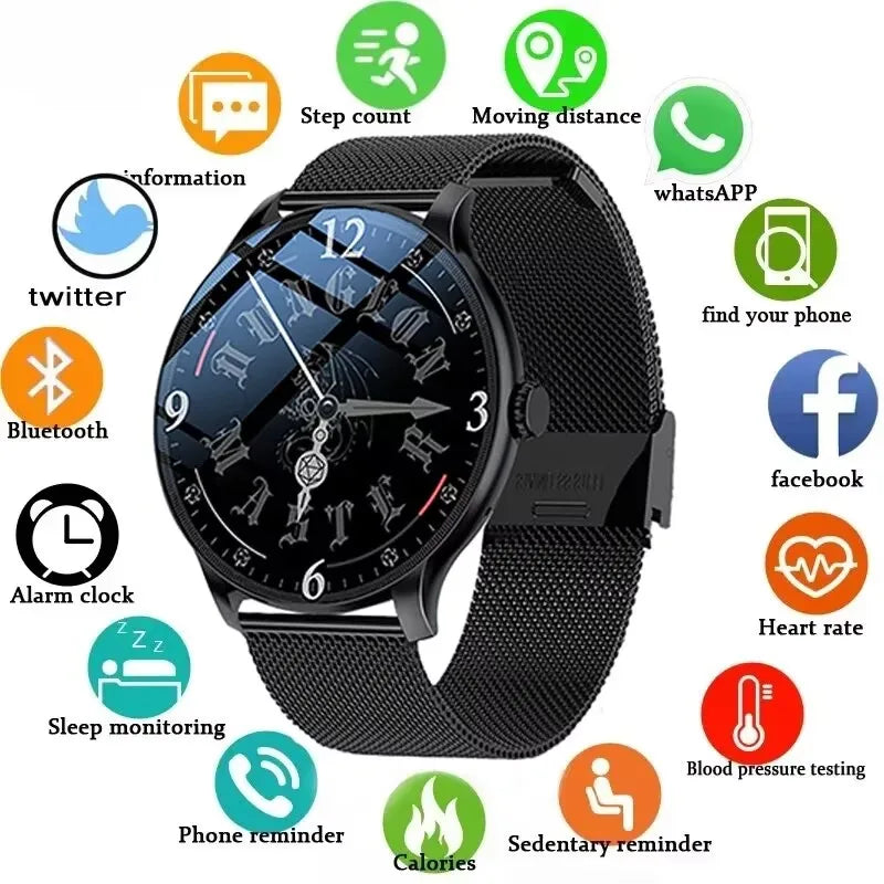 GPS 2026 New Smart Watch Heart Rate Sleep Health Monitor Bluetooth Talk  Men's Ladies Sport Smart Watch for Android IOS