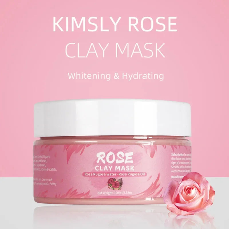 Turmeric Green Tea Rose Avocado Facial Mask Clay Mud Masks Moisturizing Removal Blackhead Whitening Face Mask Mud Ski...