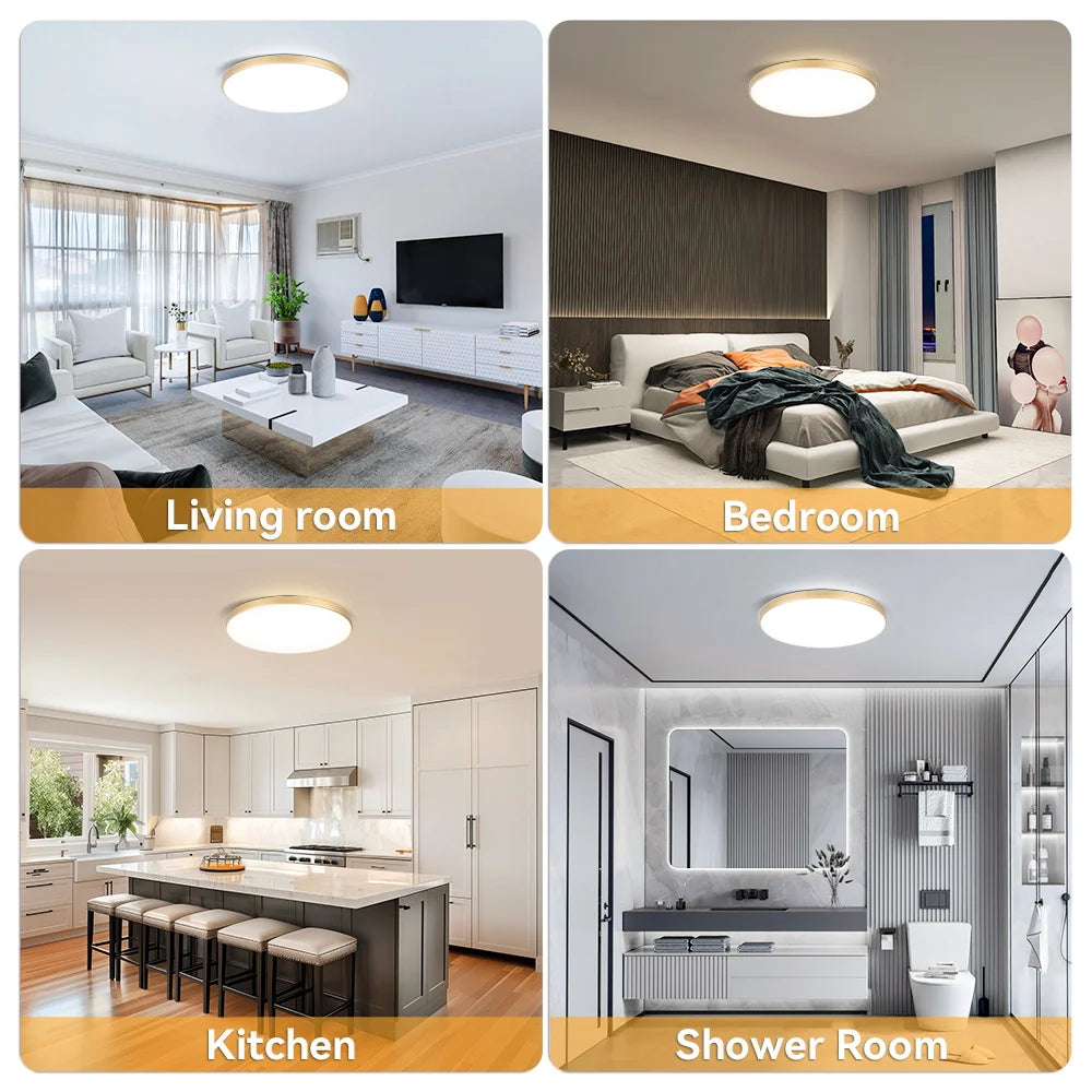 Led Ceiling Lamp Modern Ceiling Chandelier 220V Led Panel Lighting Fixture For Bedroom Kitchen Home Ultra Thin Ceiling Lights