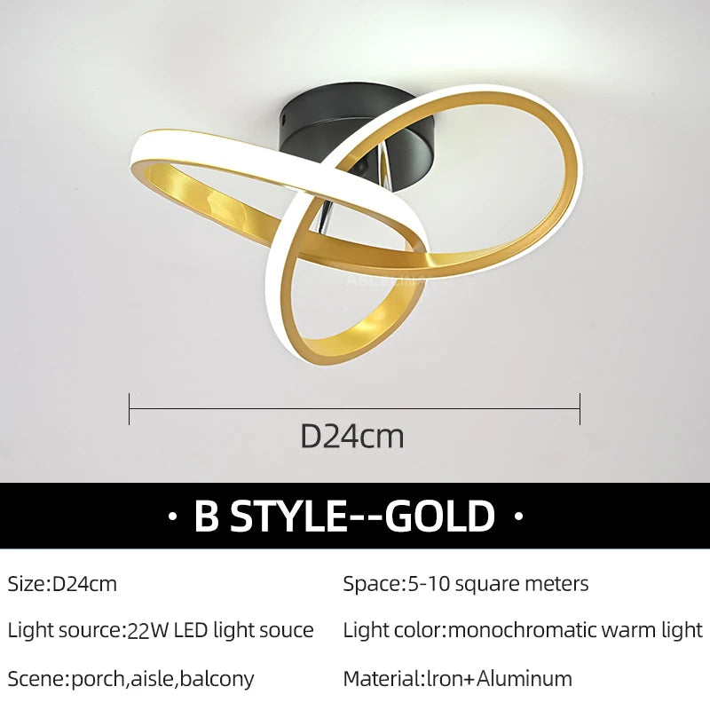 Modern LED Aisle Ceiling Lights Home Lighting Led Surface Mounted for Porch Bedroom Living Room Corridor Light Balcon...