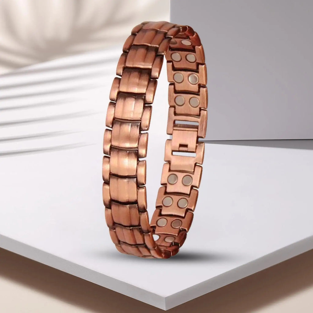 Magnetic Bracelets for Men Pure Copper Magnetic Bracelet Jewelry Arthriti s Pain Relief Jewelry Accessories for Running Sports