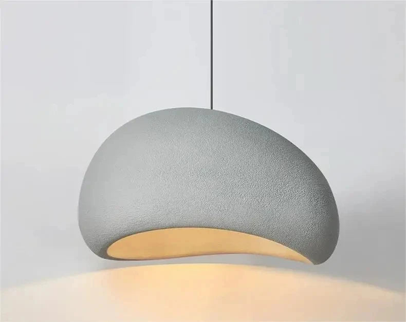 Japanese Wabi Sabi LED Ceiling Chandelier Nordic Modern Dining Bar Table Pendant Light Loft Living Room Decoration Hanging Lamp