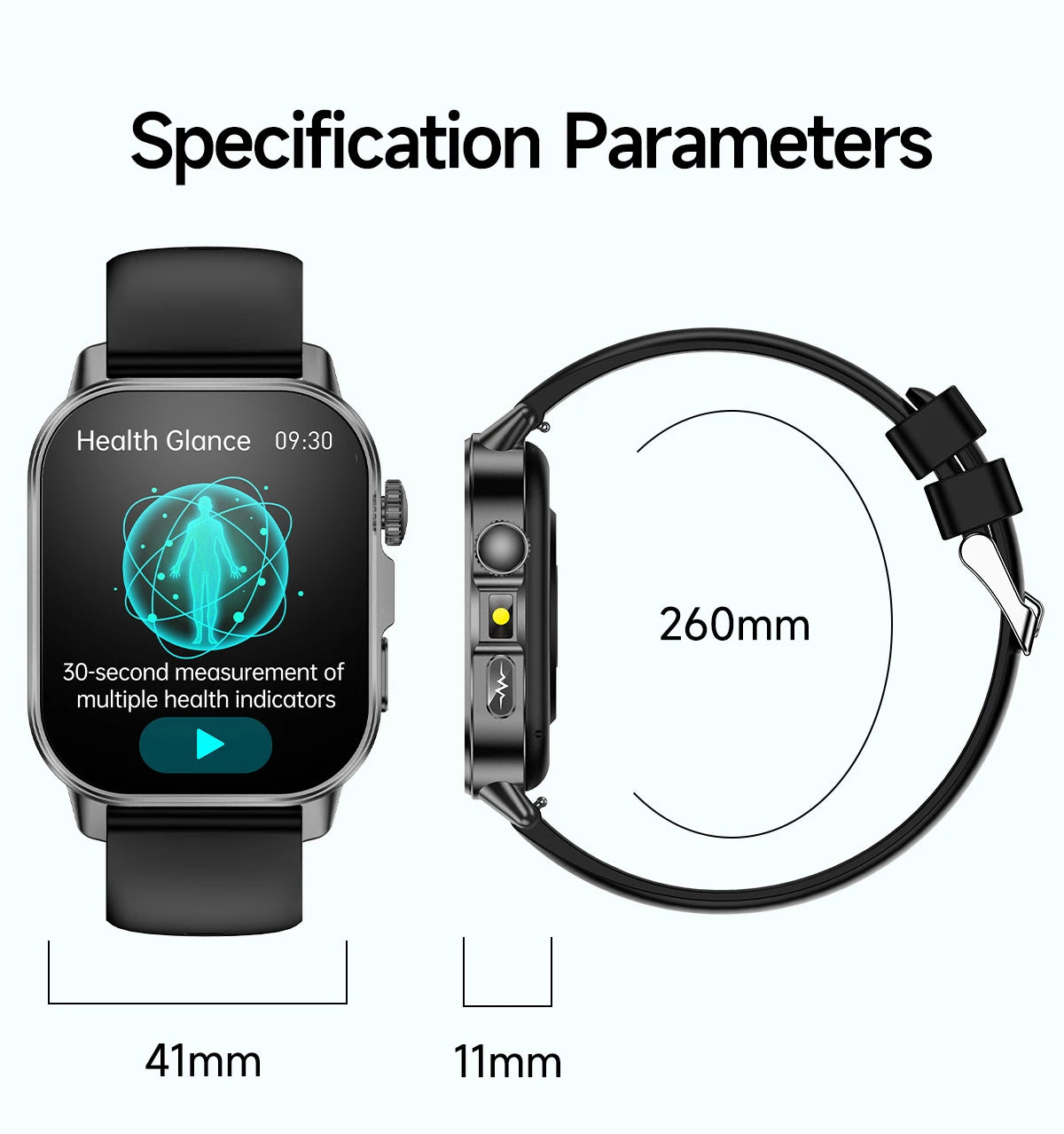 2026 Fashion Health Smart Watch Women 2.0"AMOLED ECG Physical Examination Fat Uric Acid Heart Rate BT Call Smartwatch For Ladies