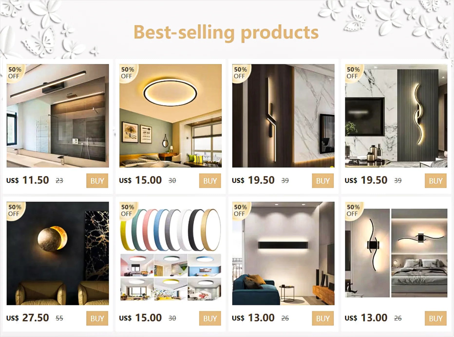 DINDALLED Modern LED Ceiling Light for Corridor Stairs Bedroom Bathroom, Round Flush Mount Chandelier Indoor Lighting Fixture,