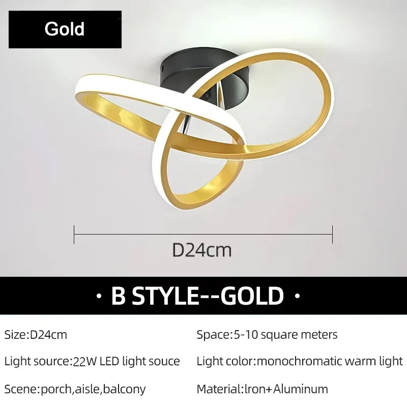 Modern LED Ceiling Light LED Switch Control For Aisle Entrance Bedroom Living Room Corridor Light Balcony Lights Home...
