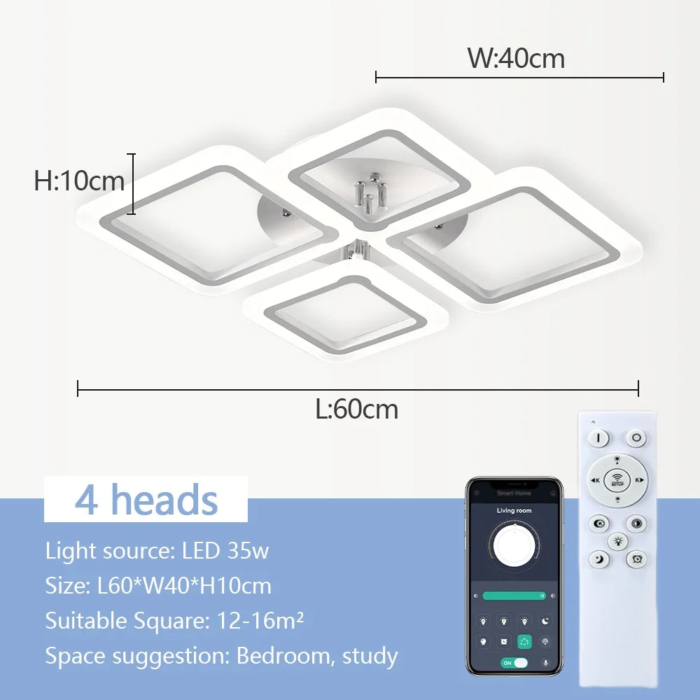 Nordic Minimalist Pendant Light LED Ceiling Lamp Ceiling Chandelier Suitable for Bedrooms Living Rooms Home Lighting ...