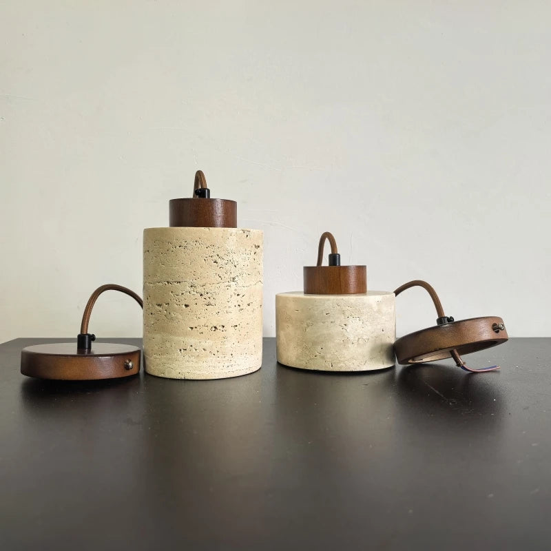 Modern Travertine Stone Pendant Light Versatile In Various Styles Bedroom Dining Room Kitchen Island  Decor lamp Fast Delivery