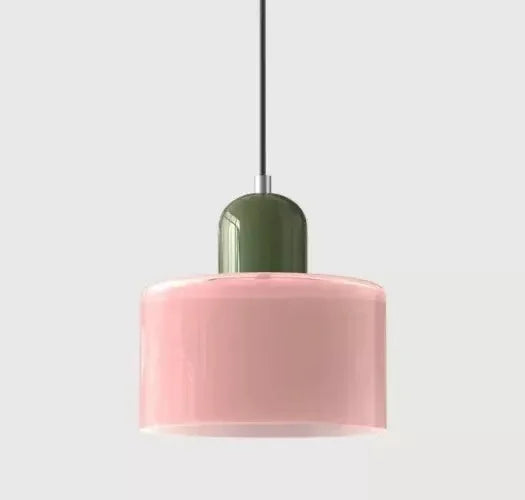 Vintage Stained Glass Chandelier Small Bedside Dining Room Light E27 Pink Orange Green White Home Decorative Lighting...