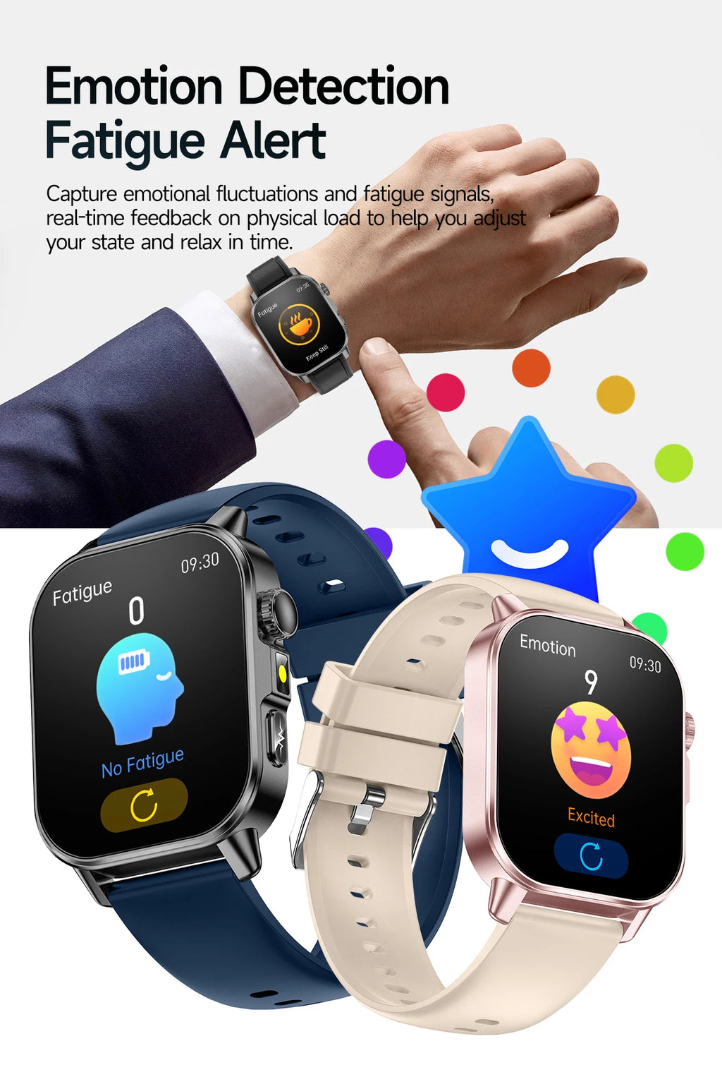2026 Fashion Health Smart Watch Women 2.0"AMOLED ECG Physical Examination Fat Uric Acid Heart Rate BT Call Smartwatch For Ladies