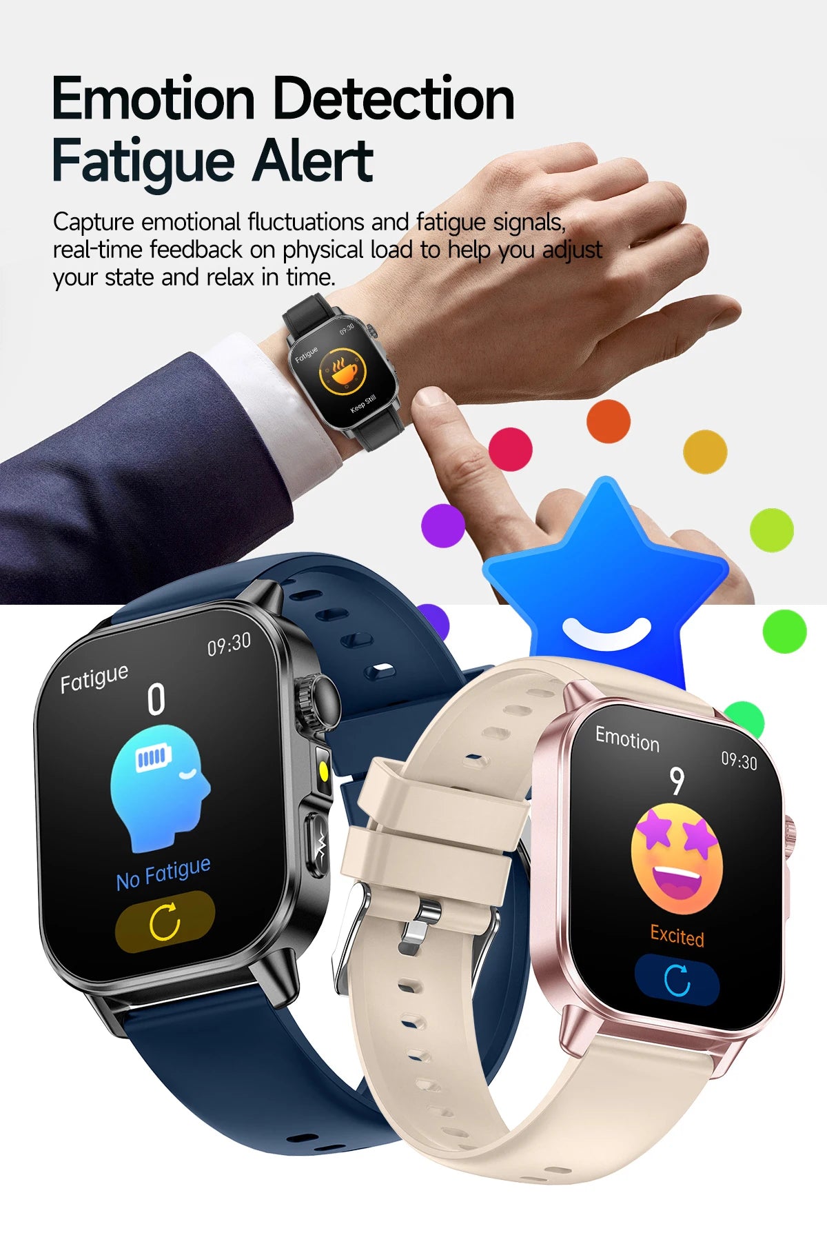2026 Fashion Health Smart Watch Women 2.0"AMOLED ECG Physical Examination Fat Uric Acid Heart Rate BT Call Smartwatch For Ladies