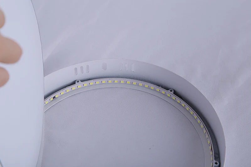 Led Ceiling Lights Fixture 110V 220V Ultra Thin Panel Lamp Led Chandelier Indoor Lightfor Living Room Bedroom Round Ceiling Lamp