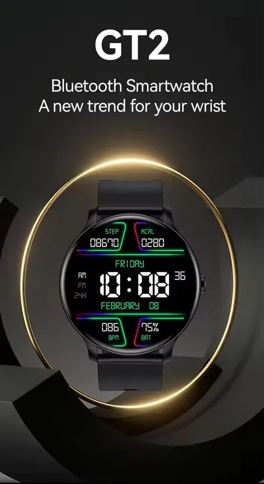 GPS 2026 New Smart Watch Heart Rate Sleep Health Monitor Bluetooth Talk  Men's Ladies Sport Smart Watch for Android IOS