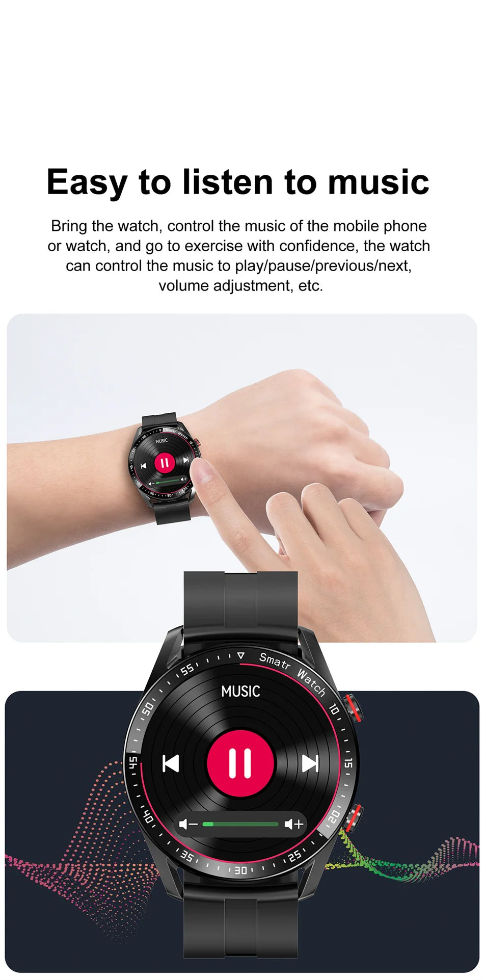 2026 New Bluetooth Call Smart Watch Men 360*360 HD Display Heart Rate Fitness Tracker ECG+PPG Business Smartwatches