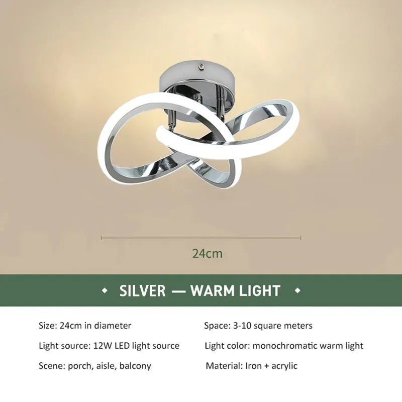 LED Strip Aisle Ceiling Lights Modern Minimalist Living Room Lamps For Balcony Entrance Staircase Home Decor Fixtures...