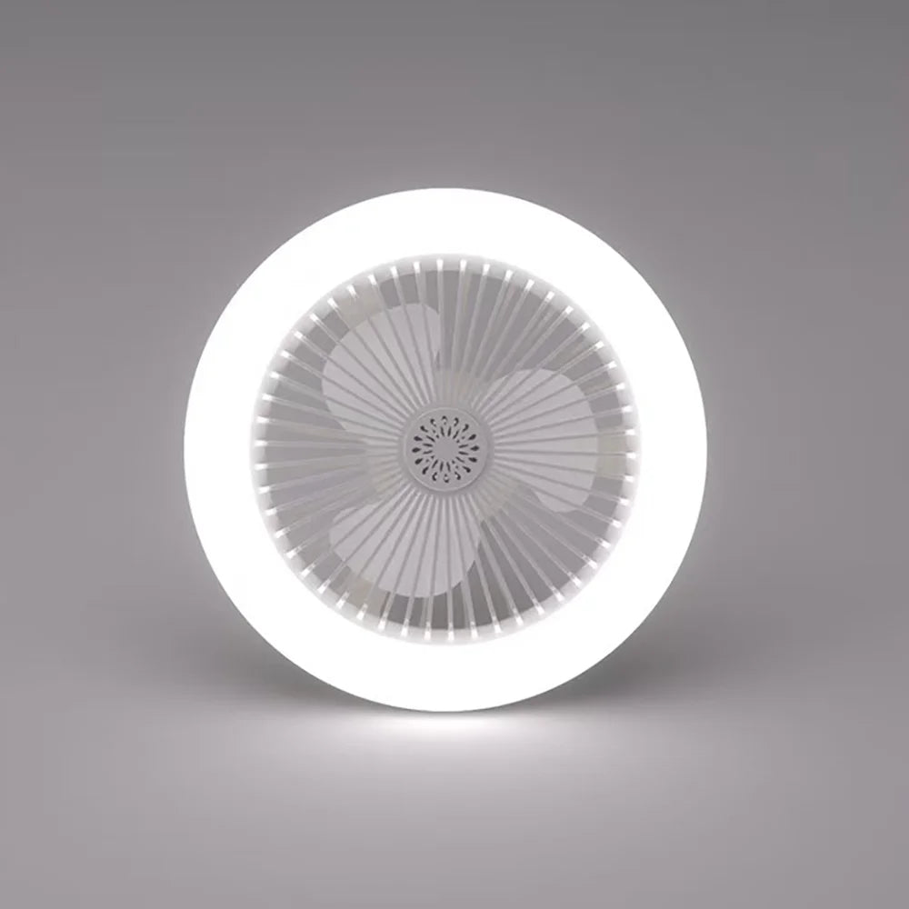 3 in 1 E27 Ceiling Fan Light with Remote Control Rotatable LED Lamp Converter Base for Bedroom Li...