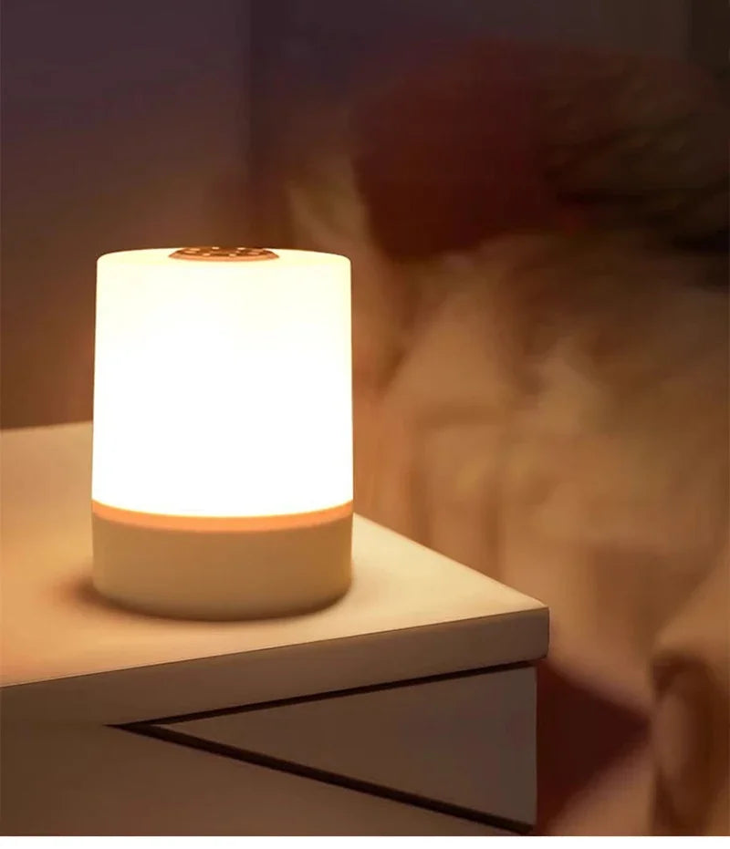 Led Night Lights Bedside Dimmable Charging Desktop Night Lamps Bedroom Bedside Lighting Decoratio...