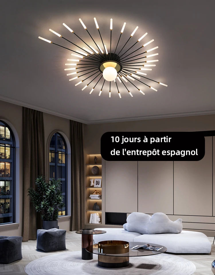 Gold White Modern LED Chandelier Lighting For Living Study Room Lights Indoor Lamps Parlor Foyer Lustres Chandeliers Luminaire
