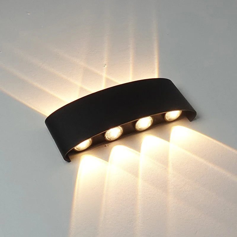 LED Up and Down Illuminated Wall Light Waterproof Interior Wall Light Bedroom Living Room Corrido...