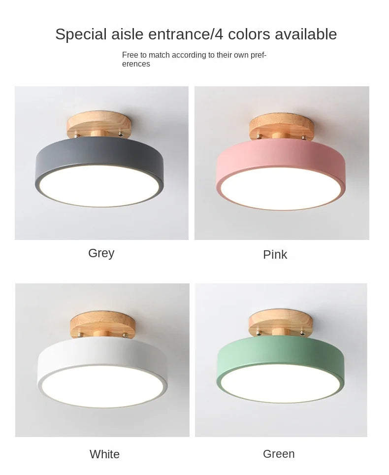 Minimalist aisle Ceiling light corridor Lamps Scandinavian personality creative entrance hall ceiling lamp balcony ceiling light