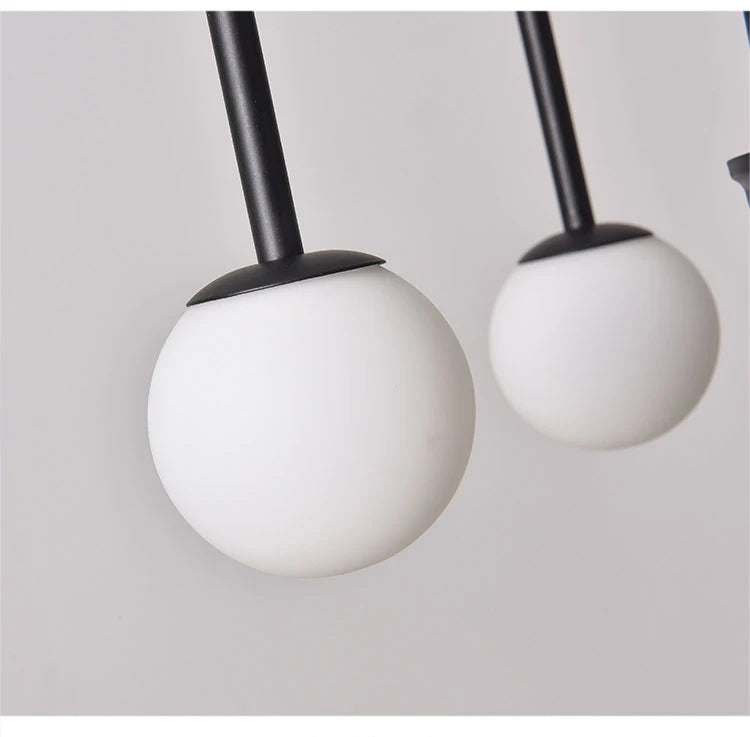 Nordic Minimalist Pendant Light for Living Room Restaurant Lamp Cafe Clothing Store Art Black Gold Red Chandelier