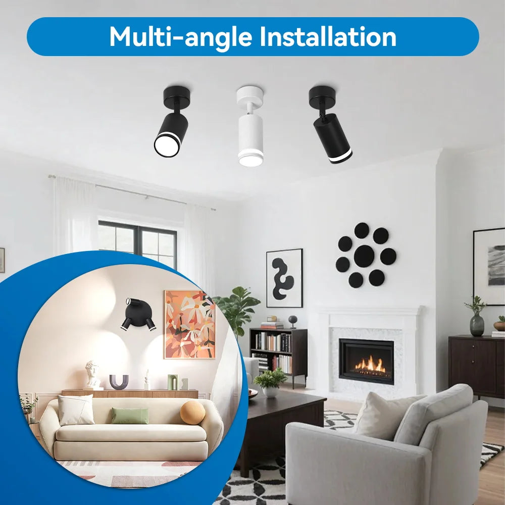 LED Shop Ceiling Spot Lamp Chandelier Bedroom Vestibule GU10 Bulb Replacement Led Spot for Corridor Home Decor Lights Hallway